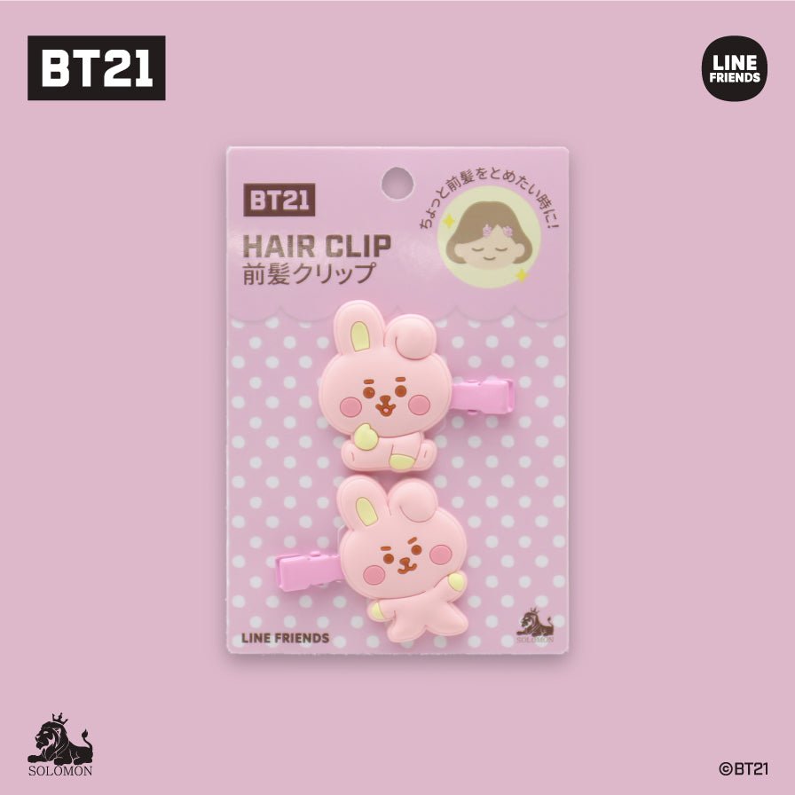 [BT21 JAPAN] Baby Body Hair Clip - K-STAR