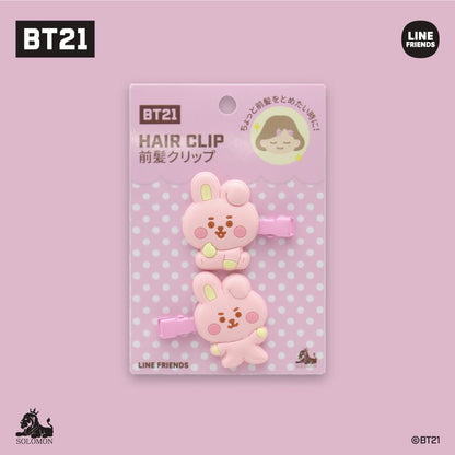 [BT21 JAPAN] Baby Body Hair Clip - K-STAR