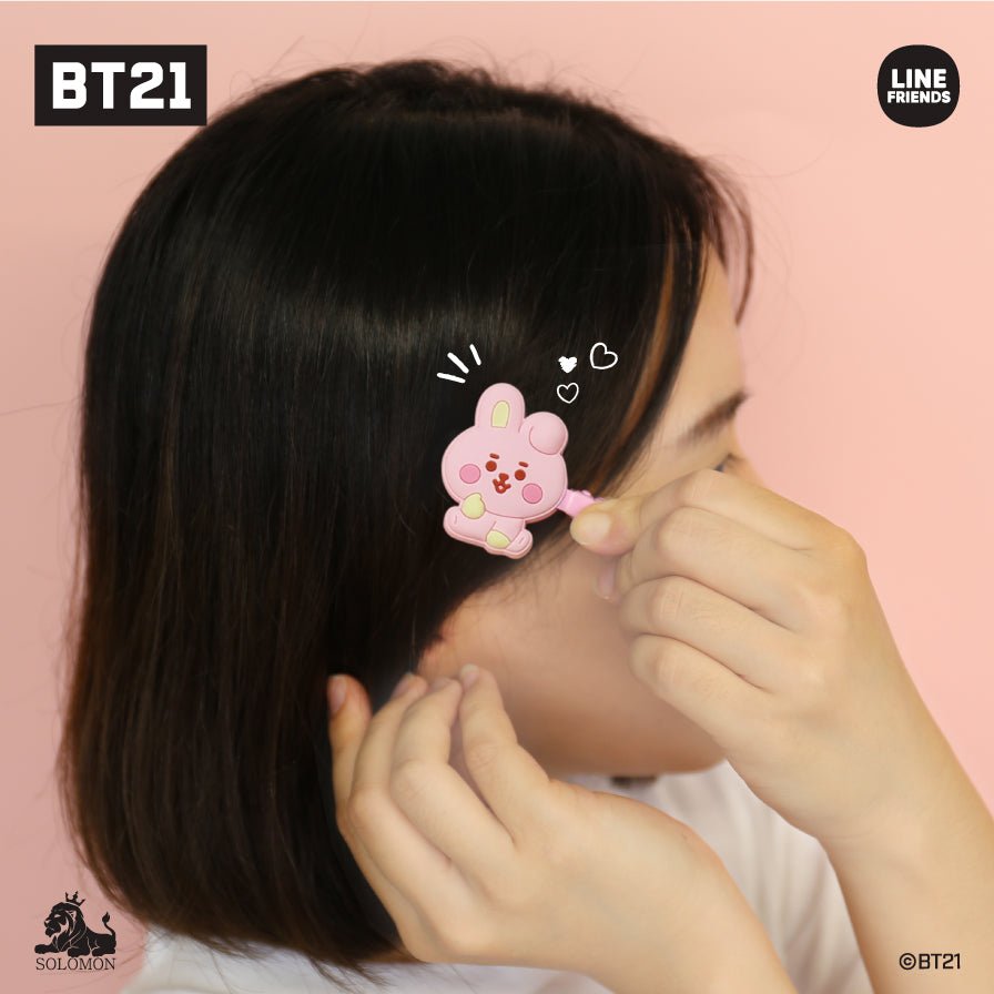 [BT21 JAPAN] Baby Body Hair Clip - K-STAR