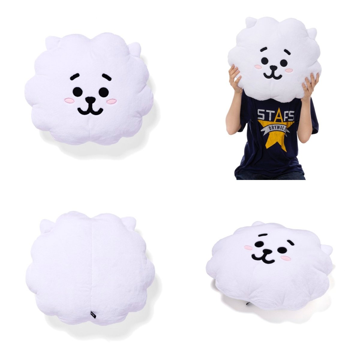 BT21 JAPAN Basic Face Cushion 50cm - K-STAR