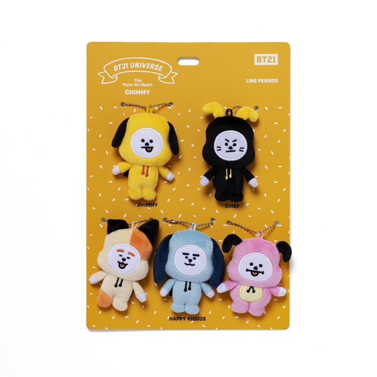 [BT21 JAPAN] BT21 5th Anniversary Family Mascot Set Limited Edition - K-STAR