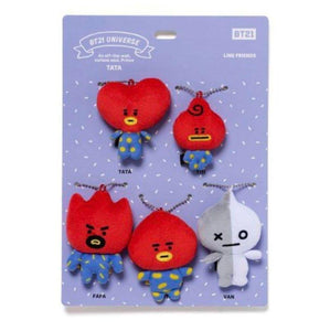 [BT21 JAPAN] BT21 5th Anniversary Family Mascot Set Limited Edition - K-STAR