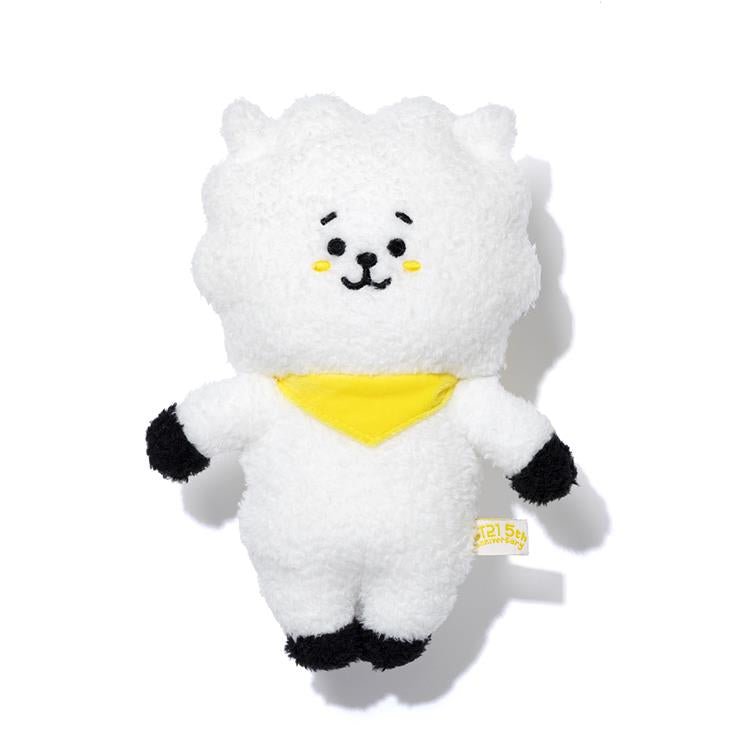 K-POP ぬいぐるみ イエロー・ホワイト BT21 JAPAN] BT21 5th Anniversary YELLOW Plush 20cm Limited Edition