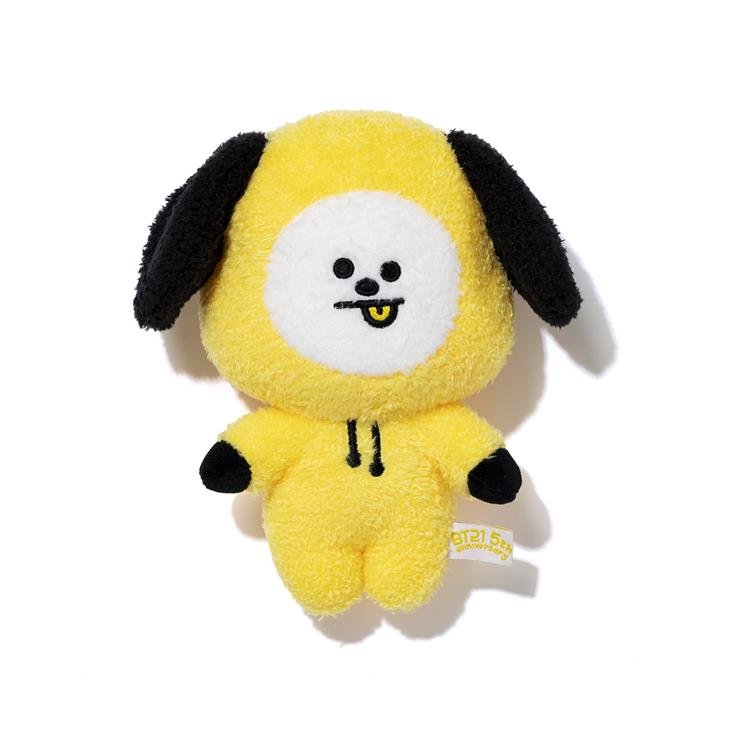 BT21 JAPAN] BT21 5th Anniversary YELLOW Plush 20cm Limited Edition