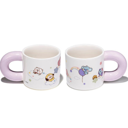 [BT21 JAPAN] BT21 Baby 5th Anniversary Rainbow Mug - K-STAR