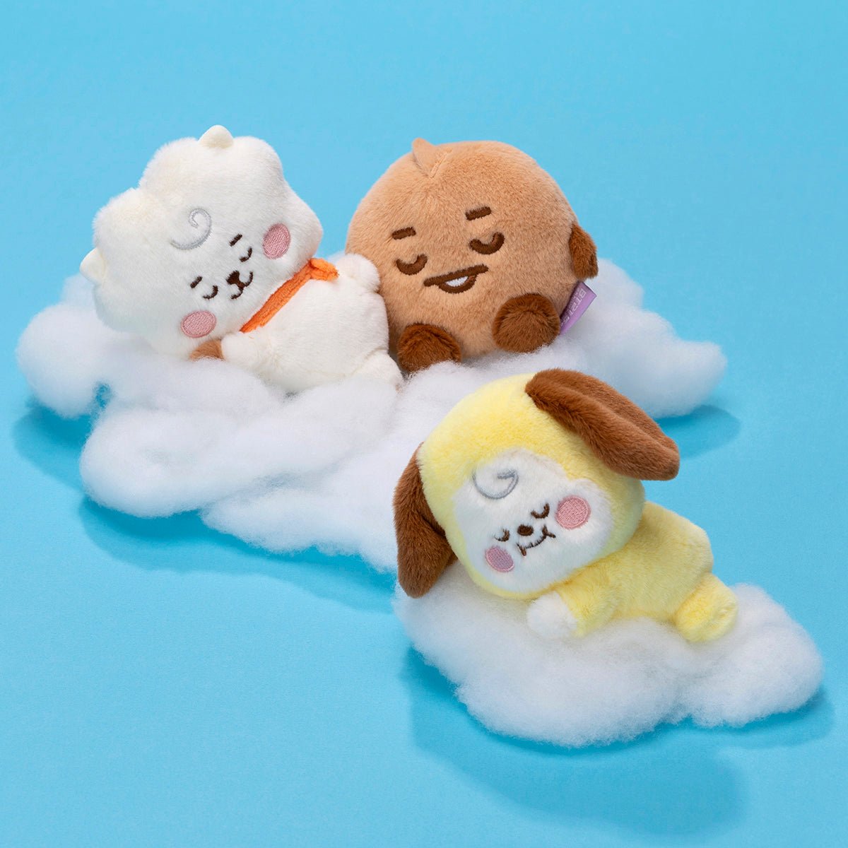 [BT21 JAPAN] BT21 Baby 5th Anniversary Rainbow Sleeping Plush - K-STAR