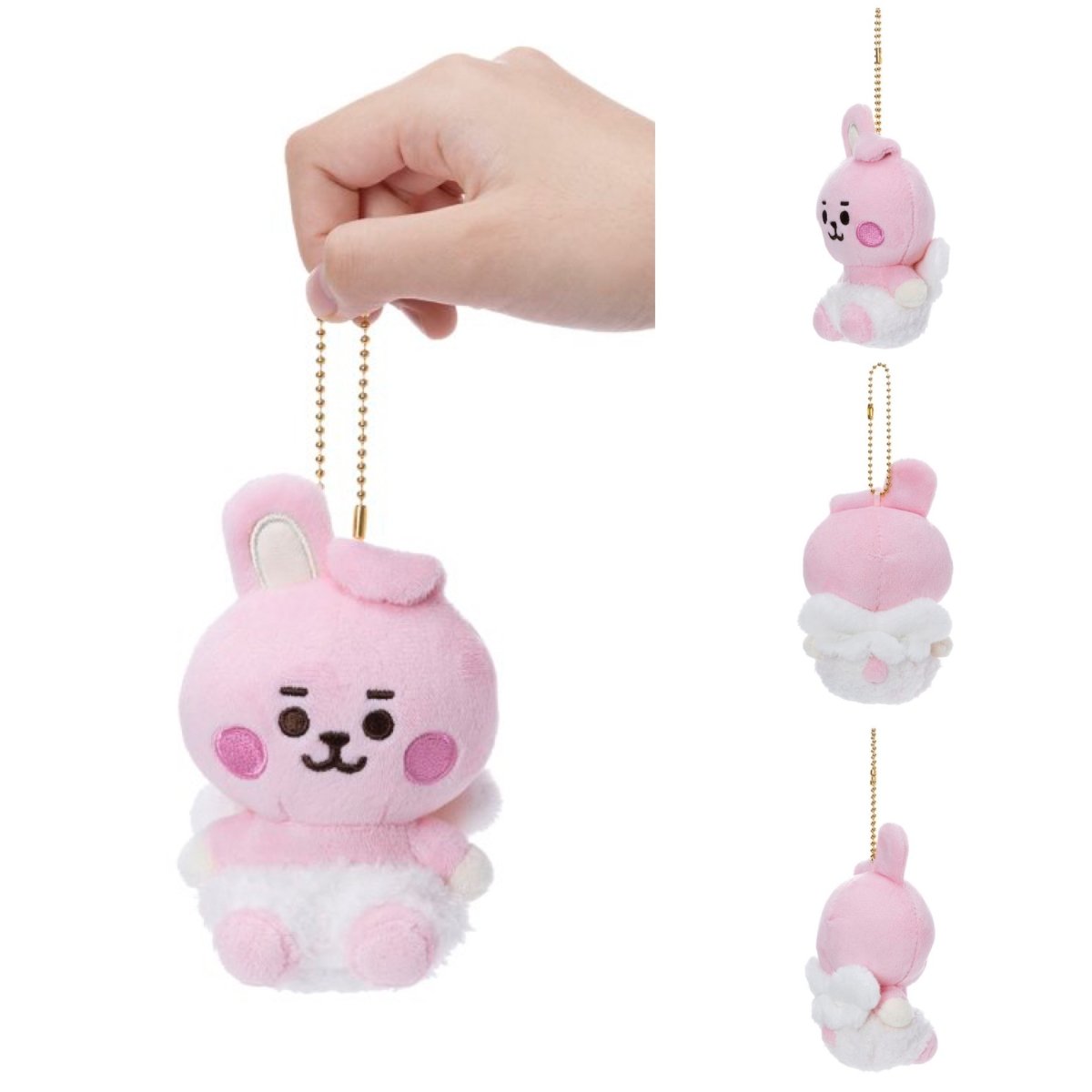 BT21 JAPAN] BT21 Baby Angel Mascot Keychain – K-STAR