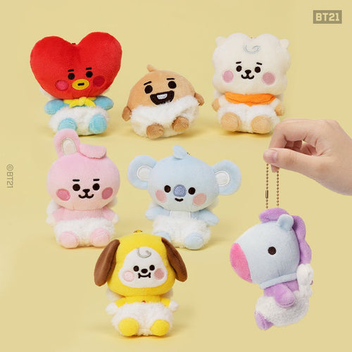 [BT21 JAPAN] BT21 Baby Angel Mascot Keychain - K-STAR