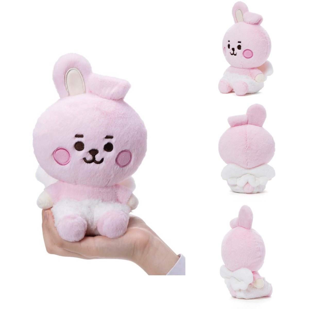 [BT21 JAPAN] BT21 Baby Angel Plush Sitting Doll - K-STAR