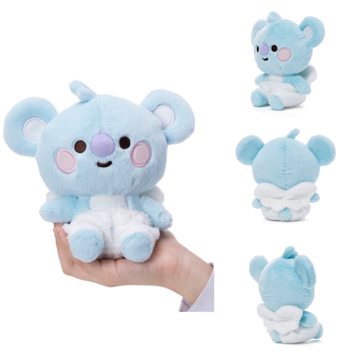 [BT21 JAPAN] BT21 Baby Angel Plush Sitting Doll - K-STAR