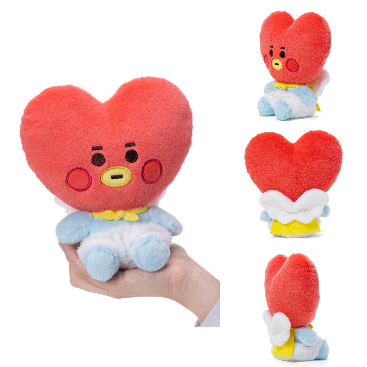 [BT21 JAPAN] BT21 Baby Angel Plush Sitting Doll - K-STAR