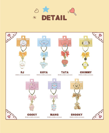 [BT21 JAPAN] BT21 Baby BURABURA Keychain - K-STAR