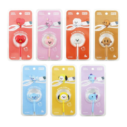 [BT21 JAPAN] BT21 Baby Magnet Cable Wraps - K-STAR