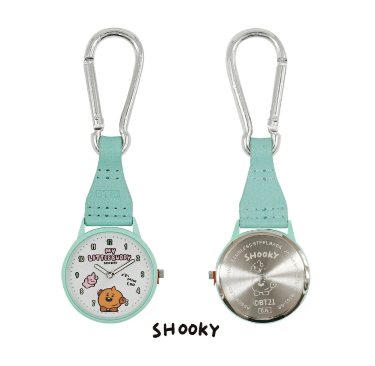 [BT21 JAPAN] BT21 Baby My Little Buddy Karabiner Watch - K-STAR