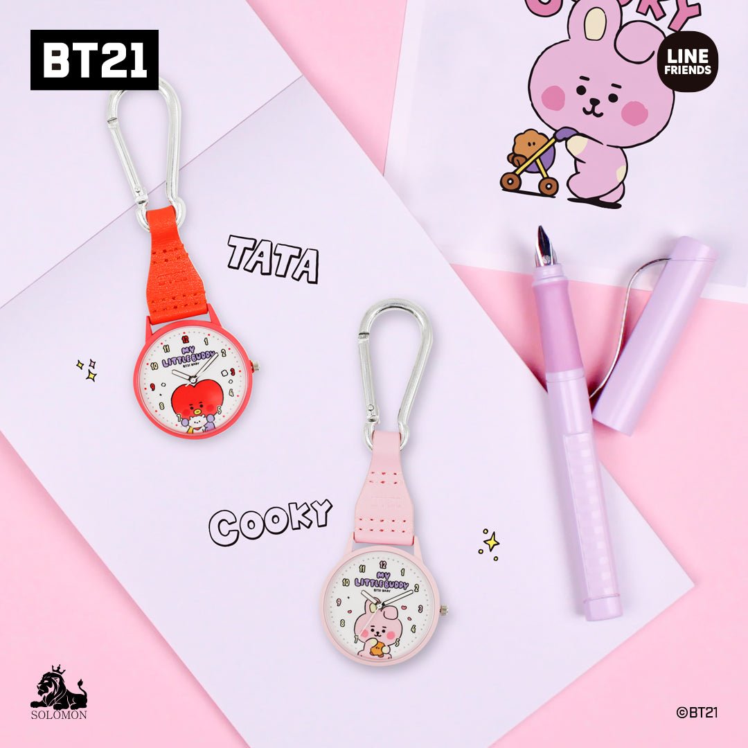 [BT21 JAPAN] BT21 Baby My Little Buddy Karabiner Watch - K-STAR