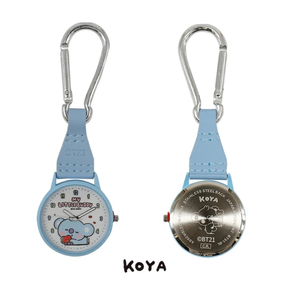[BT21 JAPAN] BT21 Baby My Little Buddy Karabiner Watch - K-STAR