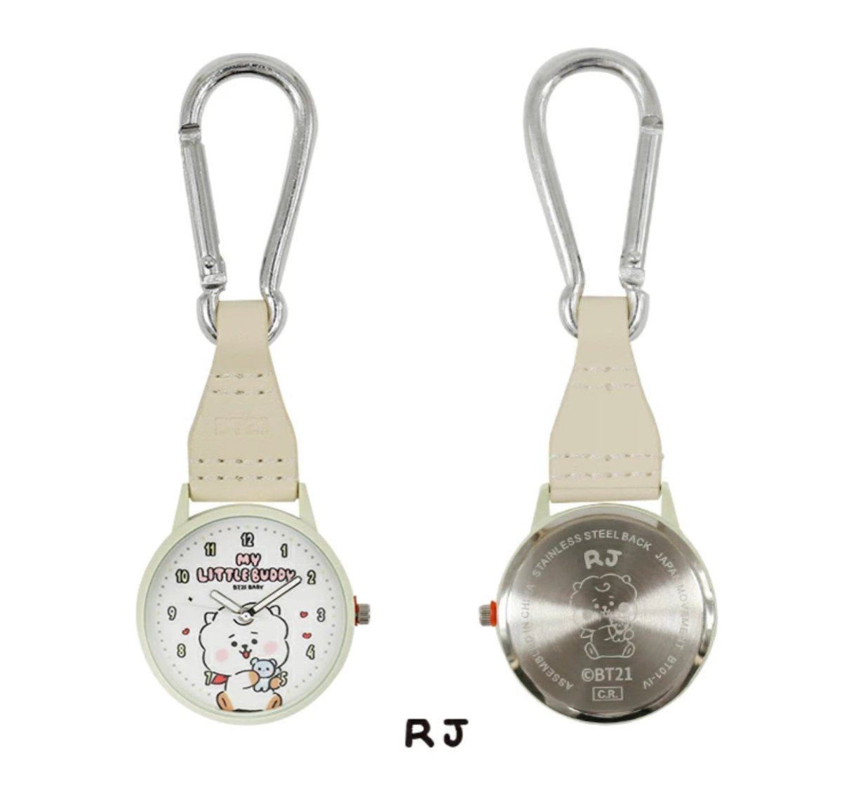[BT21 JAPAN] BT21 Baby My Little Buddy Karabiner Watch - K-STAR