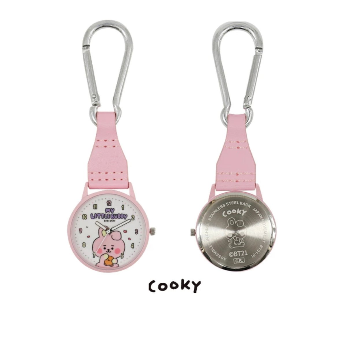 [BT21 JAPAN] BT21 Baby My Little Buddy Karabiner Watch - K-STAR