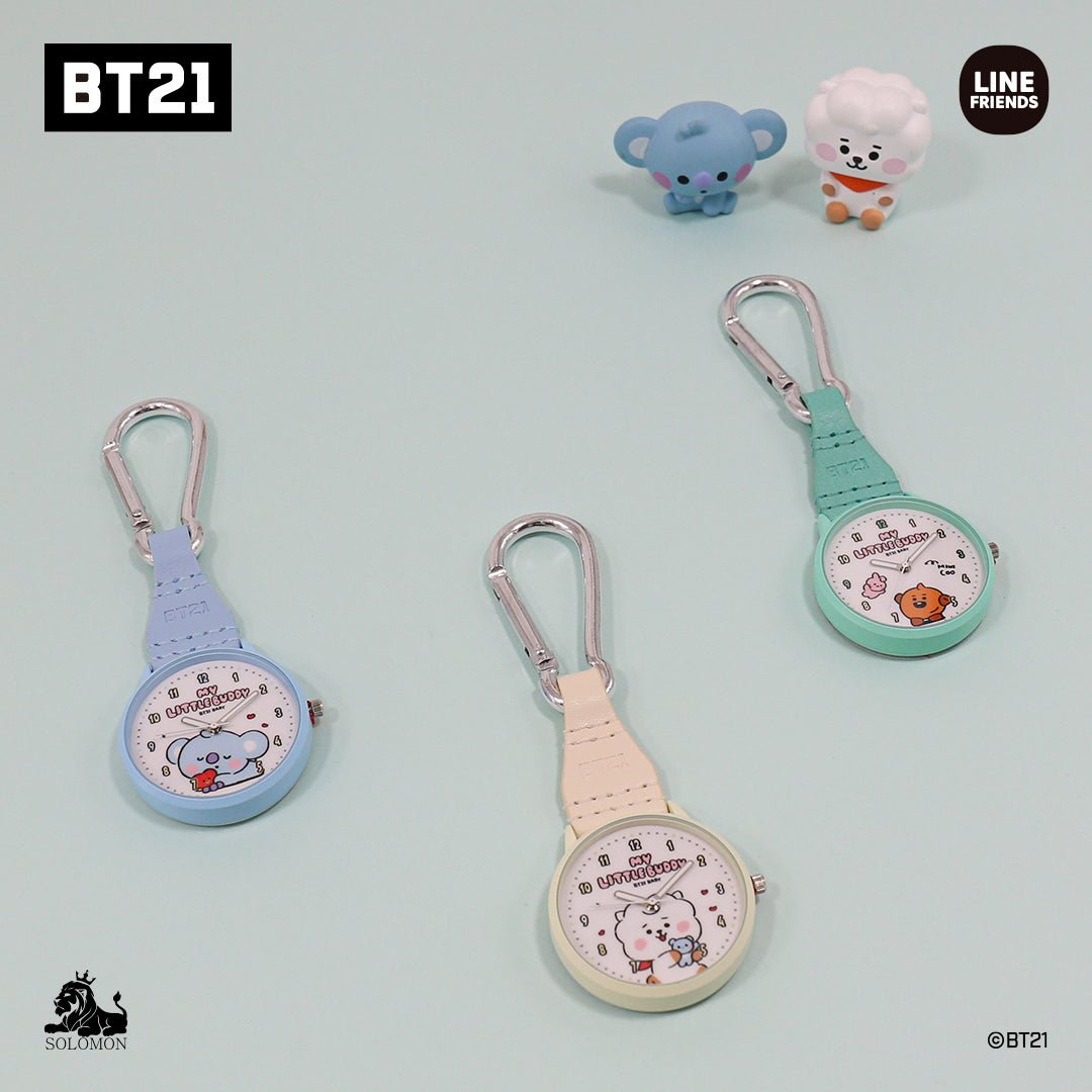 [BT21 JAPAN] BT21 Baby My Little Buddy Karabiner Watch - K-STAR