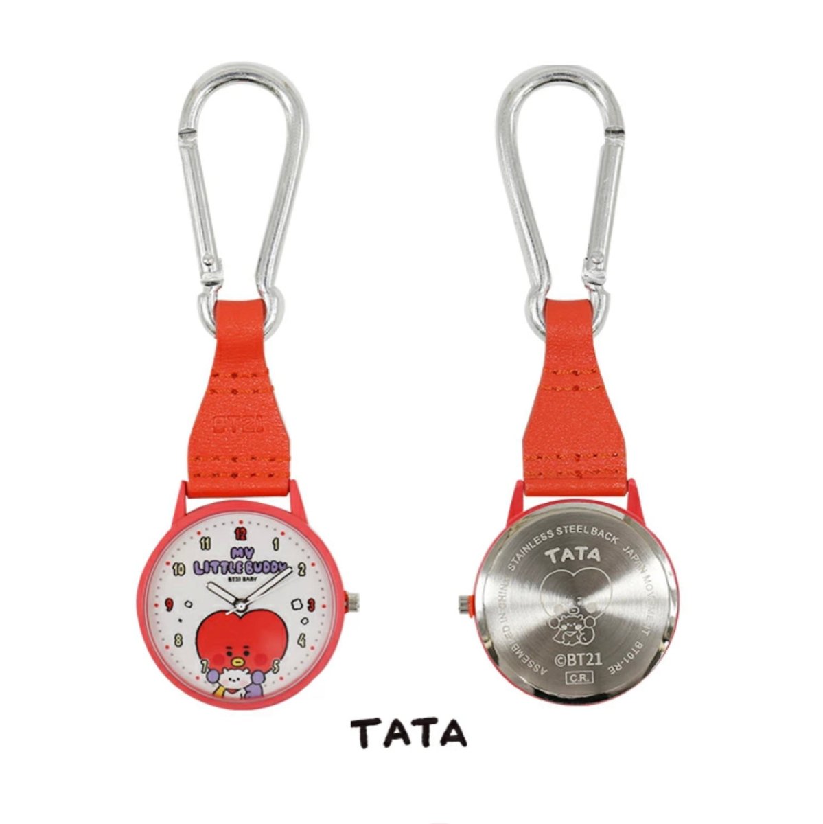 [BT21 JAPAN] BT21 Baby My Little Buddy Karabiner Watch - K-STAR