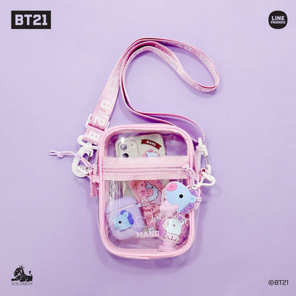 [BT21 JAPAN] BT21 Baby PVC Bag with Member Keyring - K-STAR