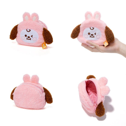 [BT21 JAPAN] BT21 Baby Rabbit Face Pouch - K-STAR