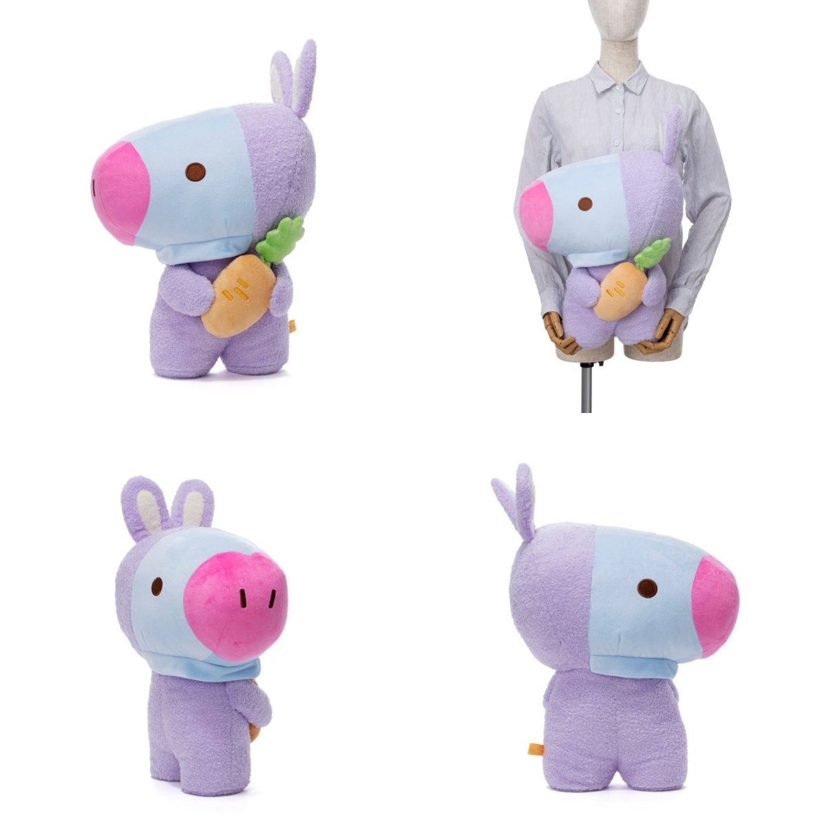 [BT21 JAPAN] BT21 Baby Rabbit Tatton Plush L Size 55cm - K-STAR