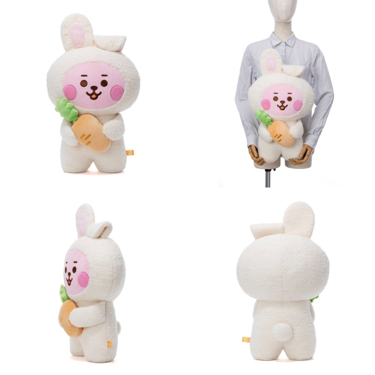 [BT21 JAPAN] BT21 Baby Rabbit Tatton Plush L Size 55cm - K-STAR