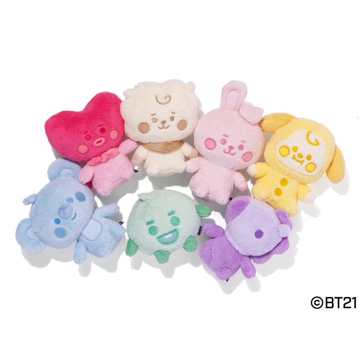 [BT21 JAPAN] BT21 Baby Rainbow Pastel 5th Anniversary Doll & Mascot - K-STAR