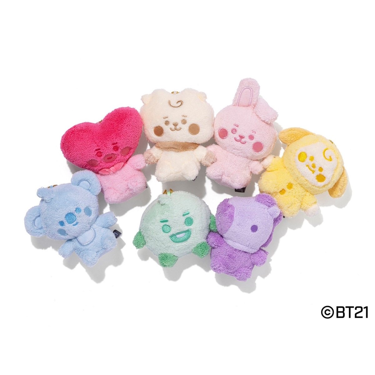 [BT21 JAPAN] BT21 Baby Rainbow Pastel 5th Anniversary Doll & Mascot - K-STAR