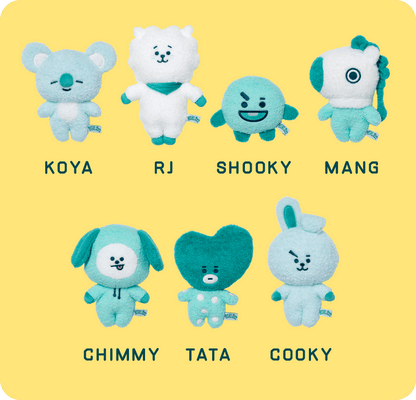 [BT21 JAPAN] BT21 Baby Tatton GREEN 24cm Limited Edition (FamilyMart) - K-STAR