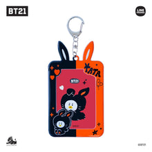 [BT21 JAPAN] BT21 Black Rabbit Photocard Key Holder - K-STAR