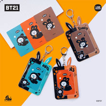 [BT21 JAPAN] BT21 Black Rabbit Photocard Key Holder - K-STAR