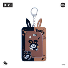 [BT21 JAPAN] BT21 Black Rabbit Photocard Key Holder - K-STAR