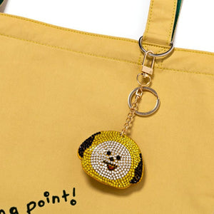 [BT21 JAPAN] BT21 Crystal Glitter Keychain - K-STAR