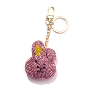 [BT21 JAPAN] BT21 Crystal Glitter Keychain - K-STAR
