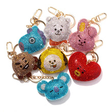 [BT21 JAPAN] BT21 Crystal Glitter Keychain - K-STAR