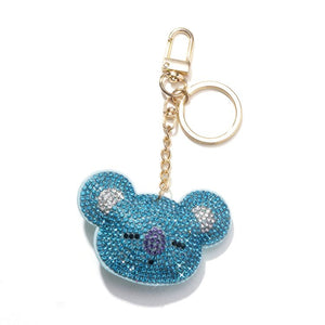 [BT21 JAPAN] BT21 Crystal Glitter Keychain - K-STAR