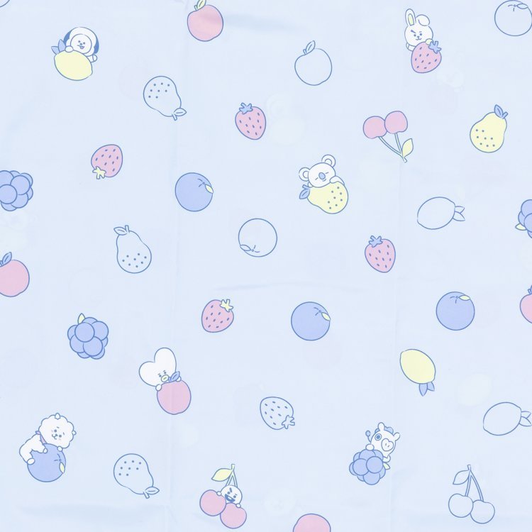 [BT21 JAPAN] BT21 Fruity Rain Poncho and Umbrella 90% UV Cut Rate - K-STAR