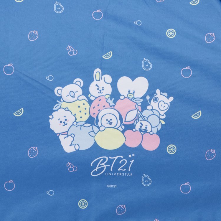 [BT21 JAPAN] BT21 Fruity Rain Poncho and Umbrella 90% UV Cut Rate - K-STAR