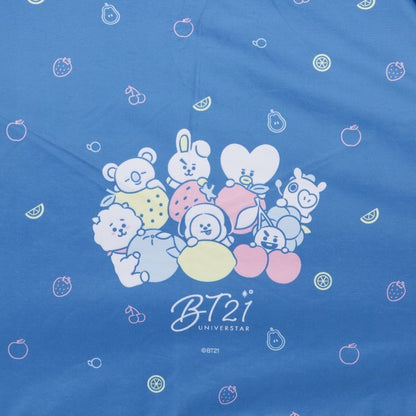 [BT21 JAPAN] BT21 Fruity Rain Poncho and Umbrella 90% UV Cut Rate - K-STAR