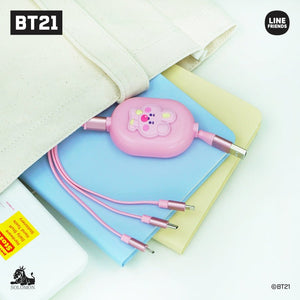 [BT21 JAPAN] BT21 Jelly Candy 3 in 1 Cable - K-STAR