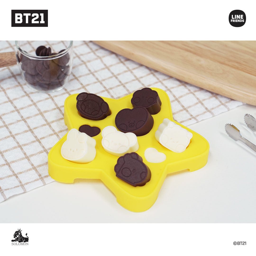 [BT21 JAPAN] BT21 Minini Ice Tray 2ea - K-STAR
