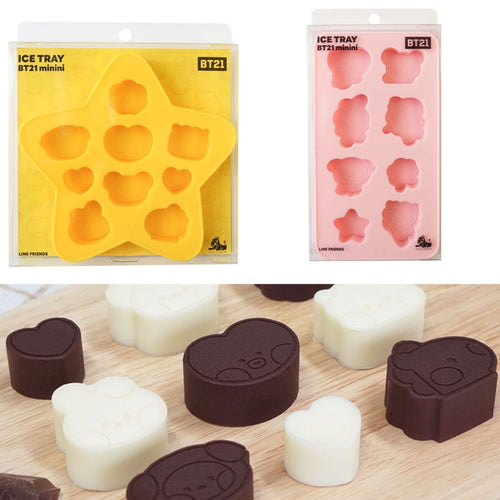 [BT21 JAPAN] BT21 Minini Ice Tray 2ea - K-STAR