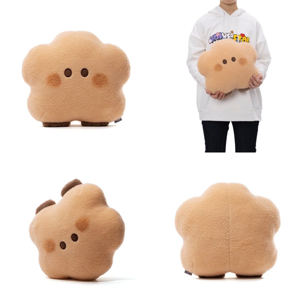 [BT21 JAPAN] BT21 My Little Buddy Face Cushion 35cm - K-STAR