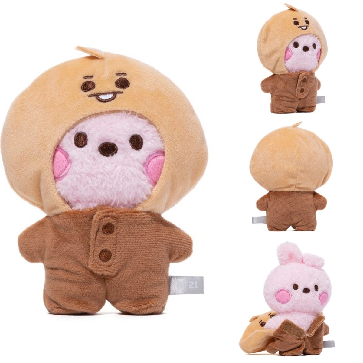 [BT21 JAPAN] BT21 My Little Buddy Tatton With Baby Romper 15cm - K-STAR
