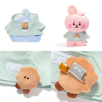 [BT21 JAPAN] BT21 Official Baby Hoodie with Mascot for L Size Tatton - K-STAR