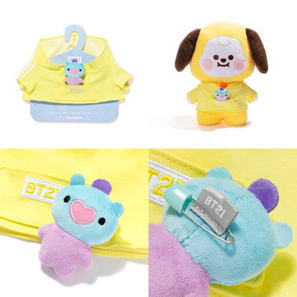 [BT21 JAPAN] BT21 Official Baby Hoodie with Mascot for L Size Tatton - K-STAR