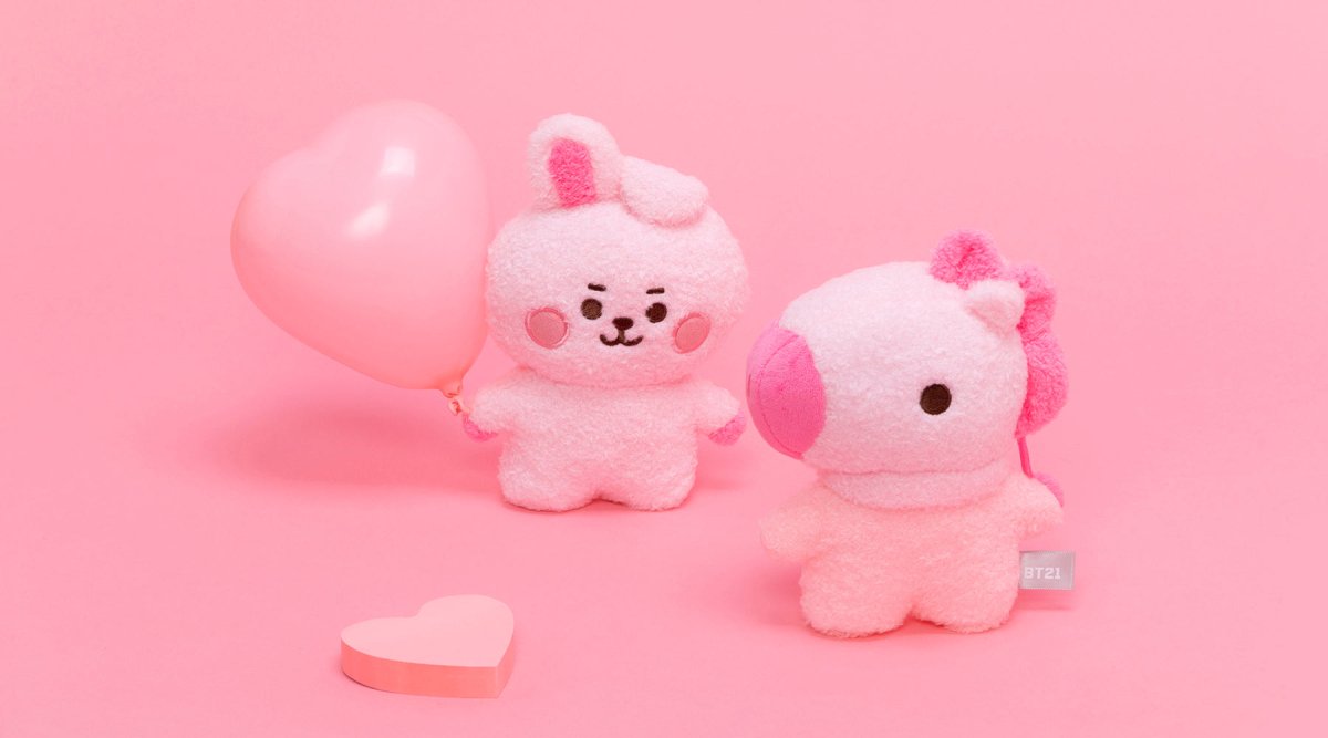 [BT21 JAPAN] BT21 PINK Baby Tatton 18cm S Size - K-STAR