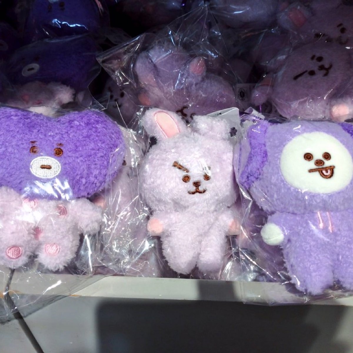 [BT21 JAPAN] BT21 Tatton Baby Mascot PURPLE 12cm Limited Edition - K-STAR